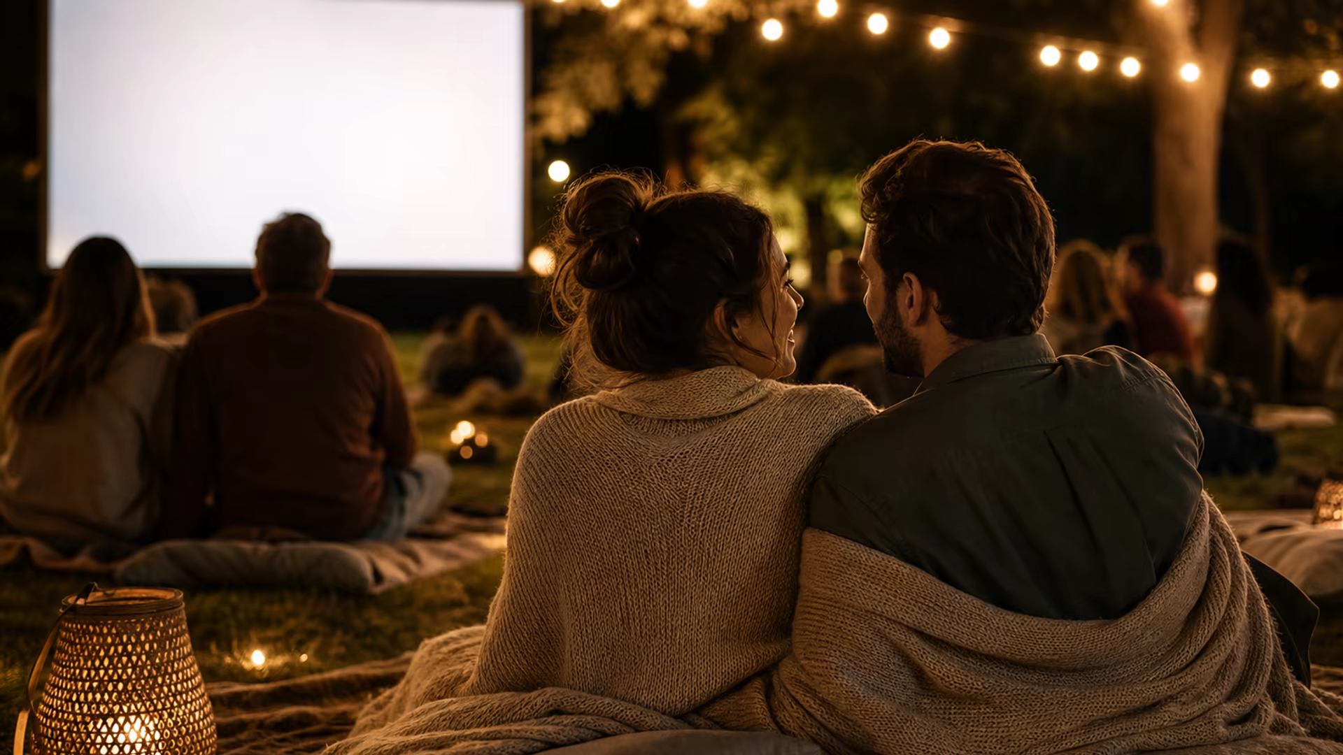 Outdoor cinema / kino w plenerze - romantyczny pomysł na randkę