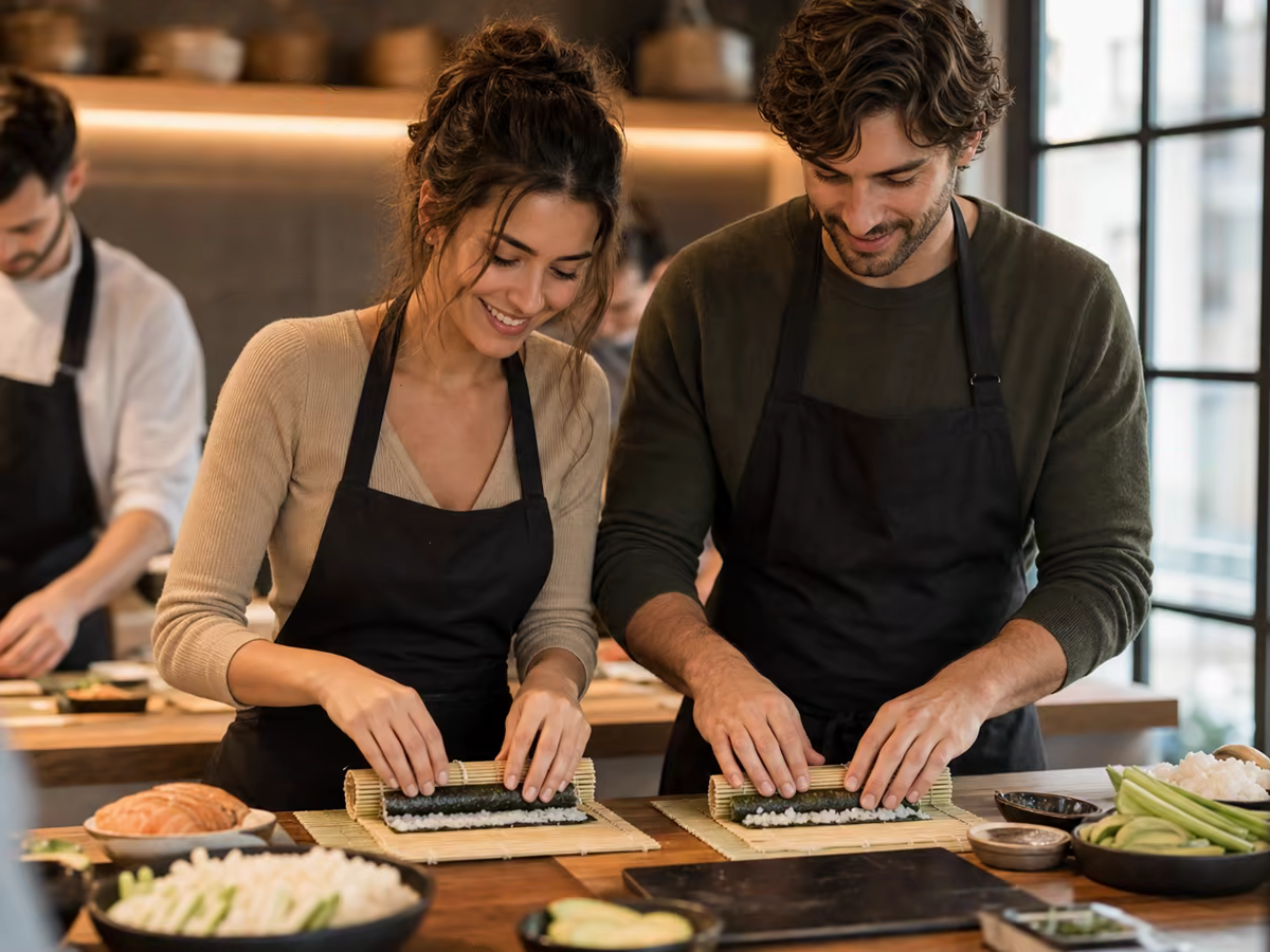 Zajęcia z robienia sushi - romantyczny pomysł na randkę